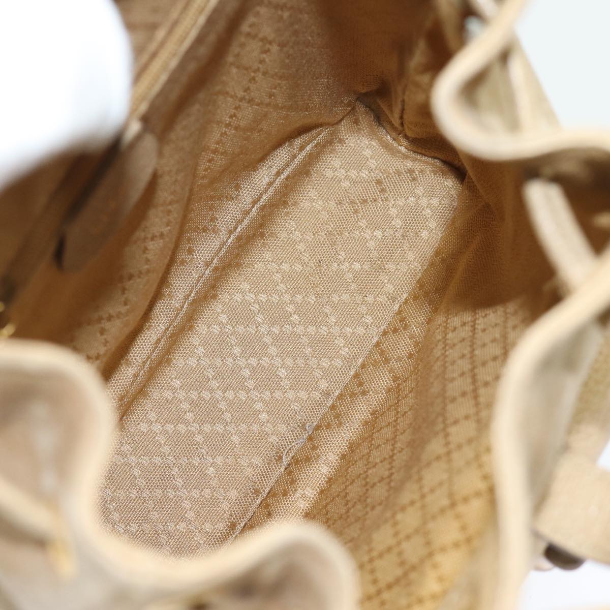 Gucci Bamboo Beige Suede Backpack Bag