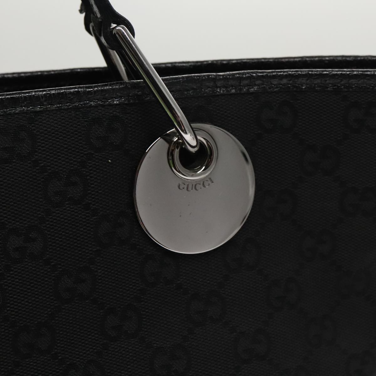 Gucci -- Black Canvas Tote Bag