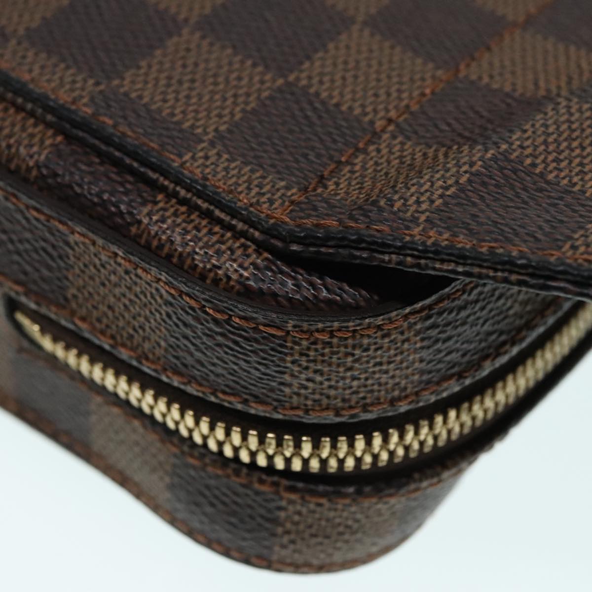 Louis Vuitton Geronimos Brown Canvas Shoulder Bag