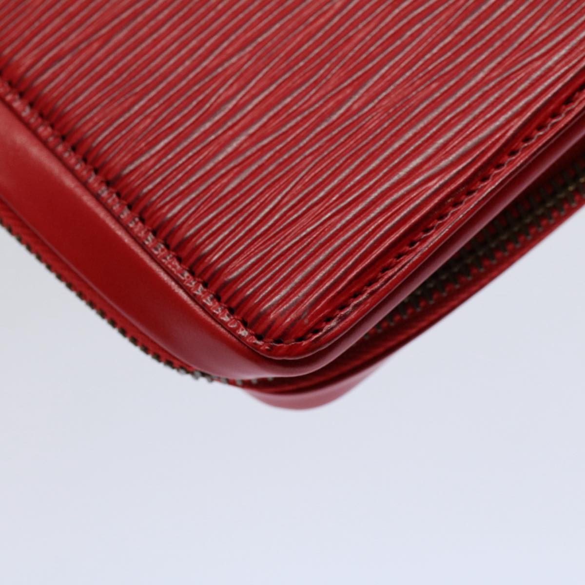 Louis Vuitton Agenda Cover Red Leather Wallet