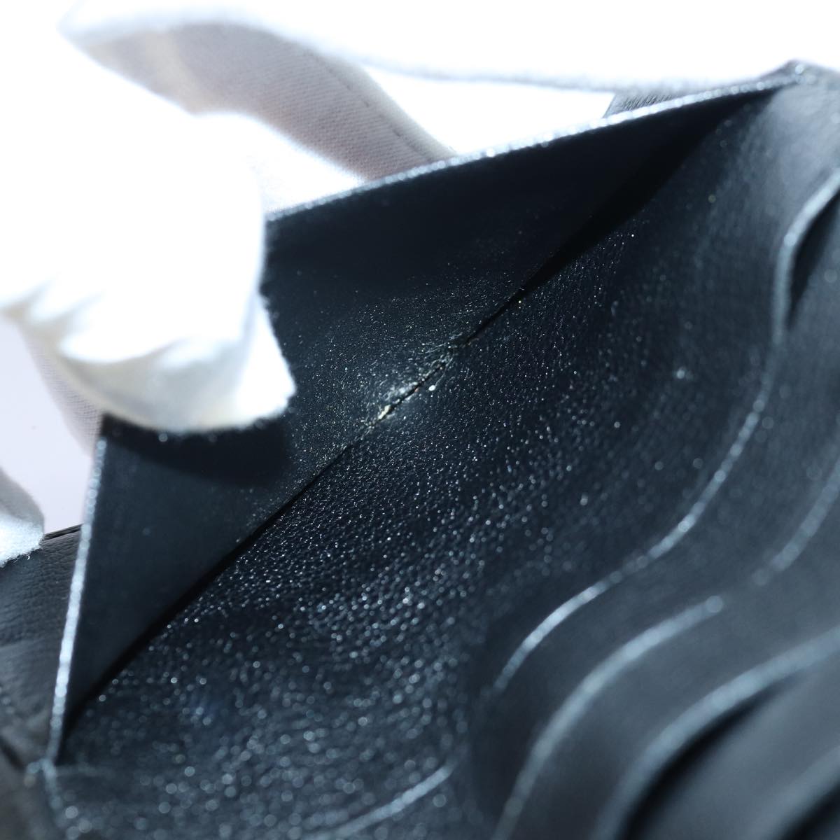 Louis Vuitton Agenda Mm Black Leather Wallet