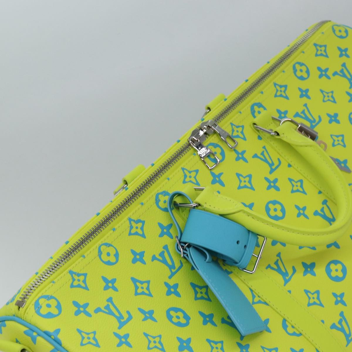 Louis Vuitton Keepall Bandouliere 50 Yellow Canvas Travel Bag