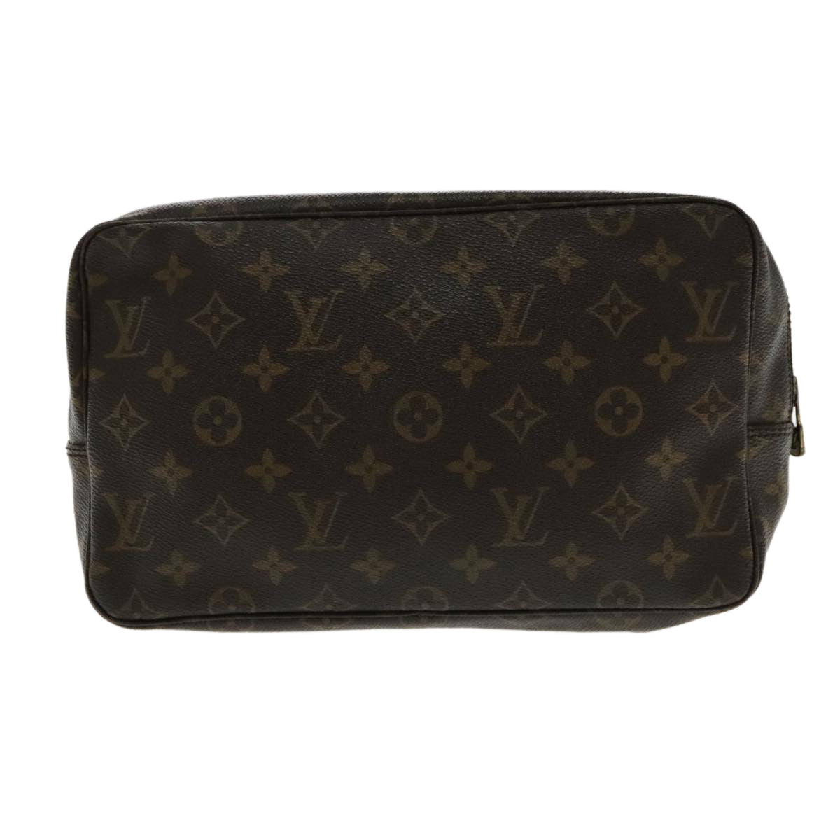 Louis Vuitton Trousse De Toilette Brown Canvas Clutch Bag