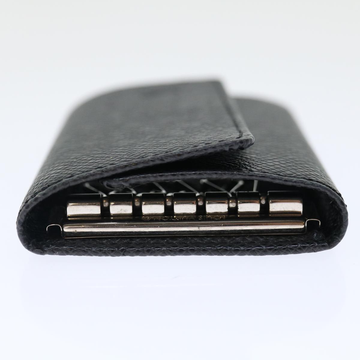 Louis Vuitton 6 Key Holder Black Leather Wallet