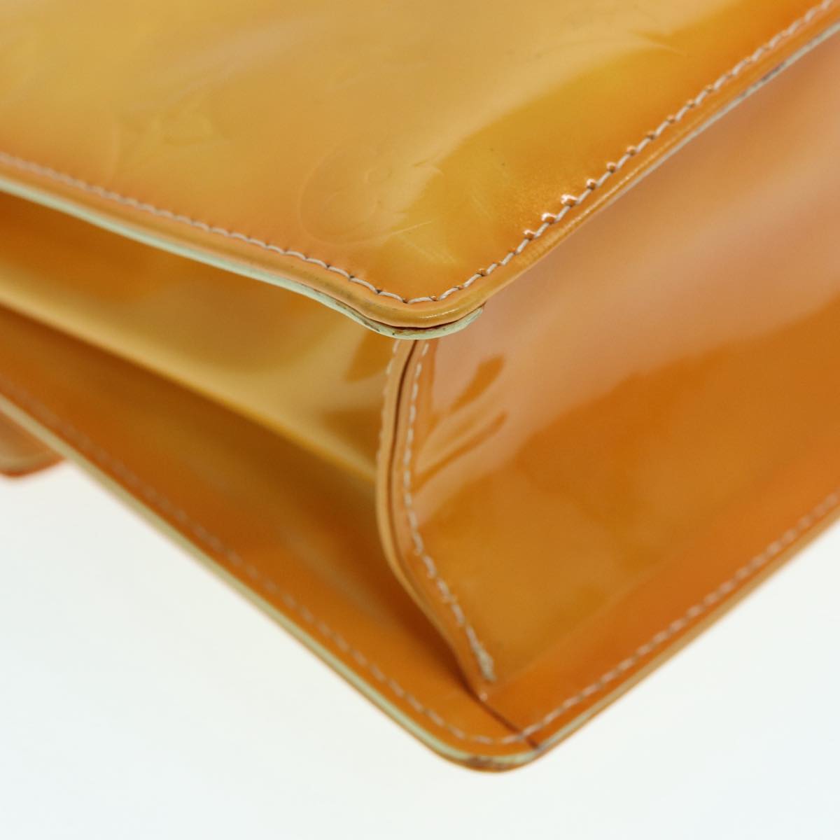 Louis Vuitton Spring Street Yellow Patent Leather Handbag