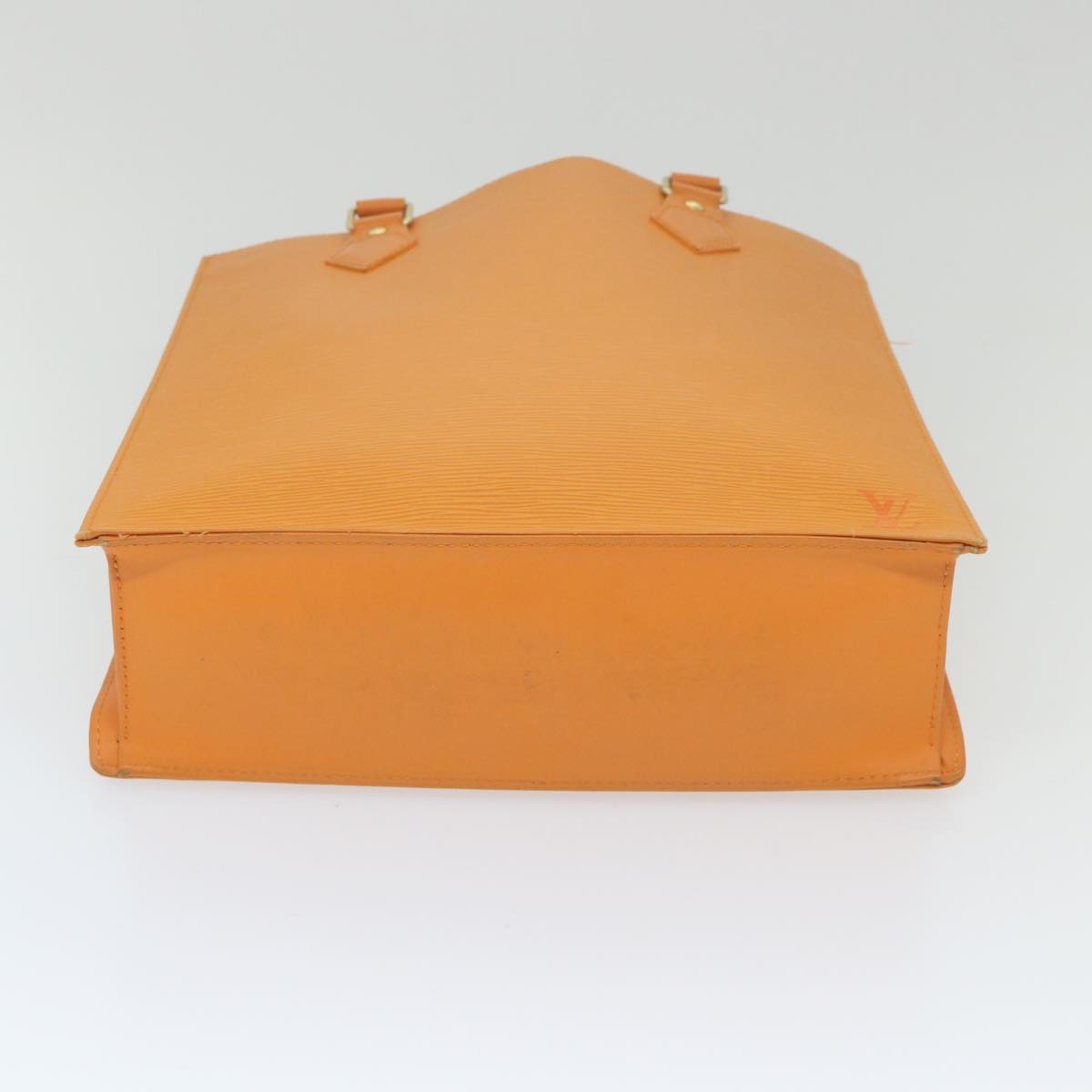 Louis Vuitton Sac Plat Orange Leather Handbag