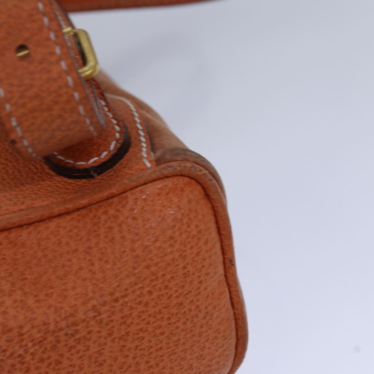 Gucci Bamboo Orange Suede Backpack Bag