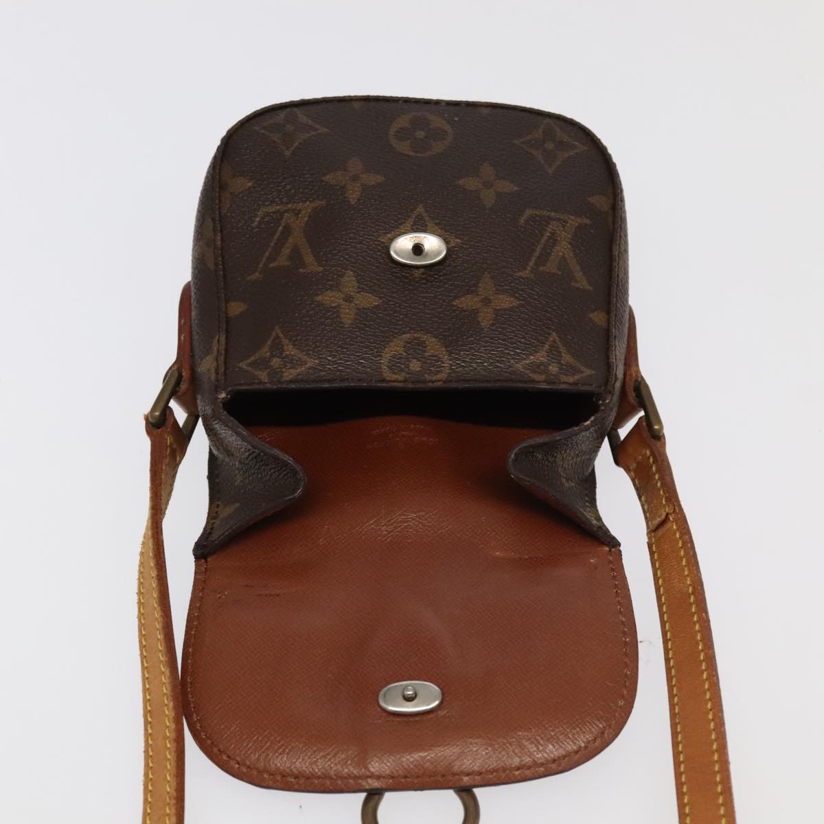 Louis Vuitton Saint Cloud Brown Canvas Shoulder Bag