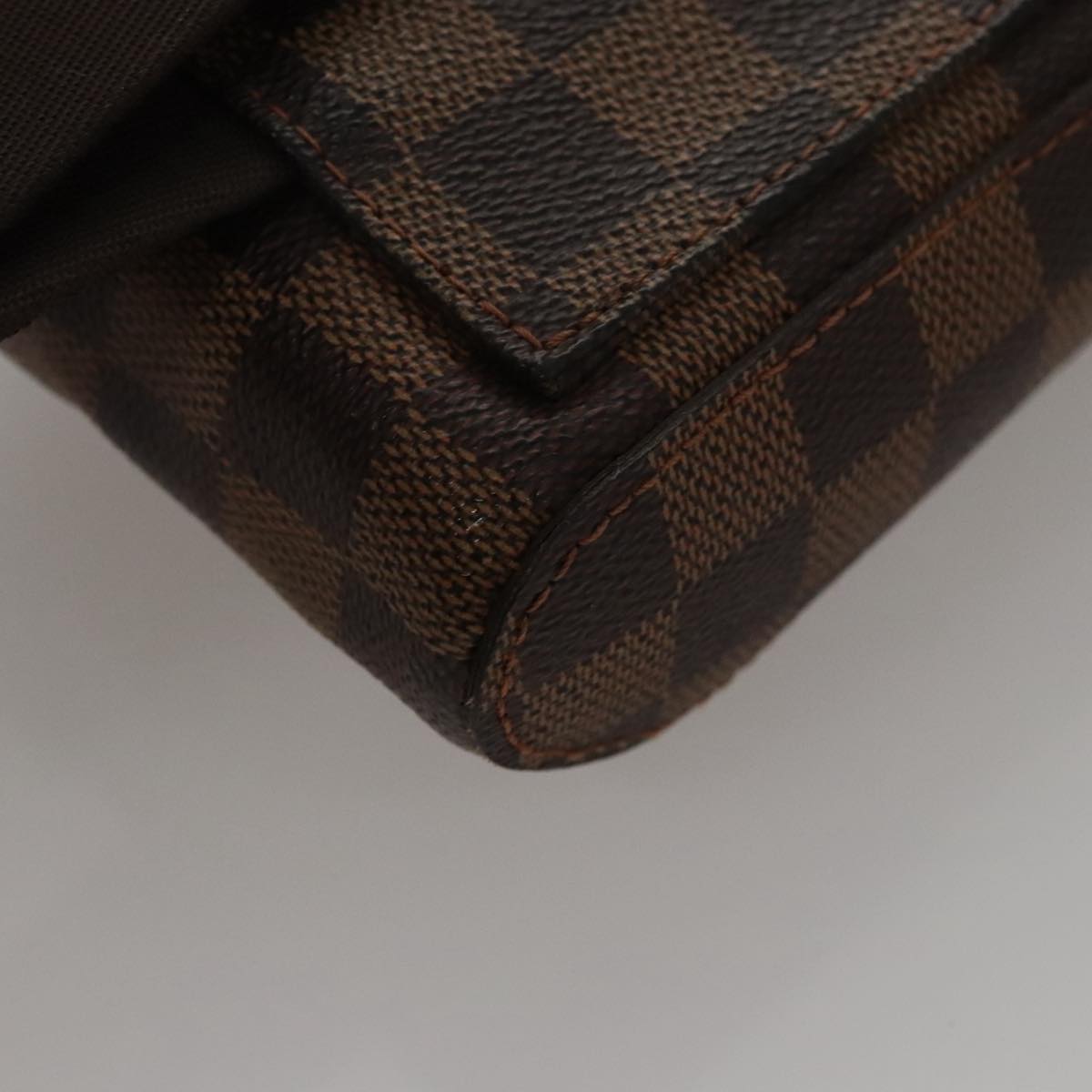 Louis Vuitton Geronimos Brown Canvas Shoulder Bag
