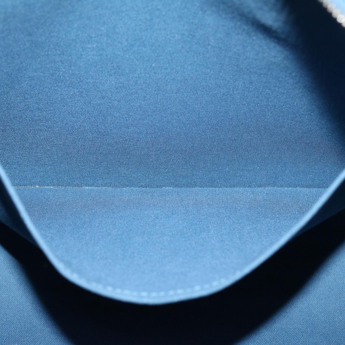 Louis Vuitton Porte Documents Jour Blue Leather Handbag