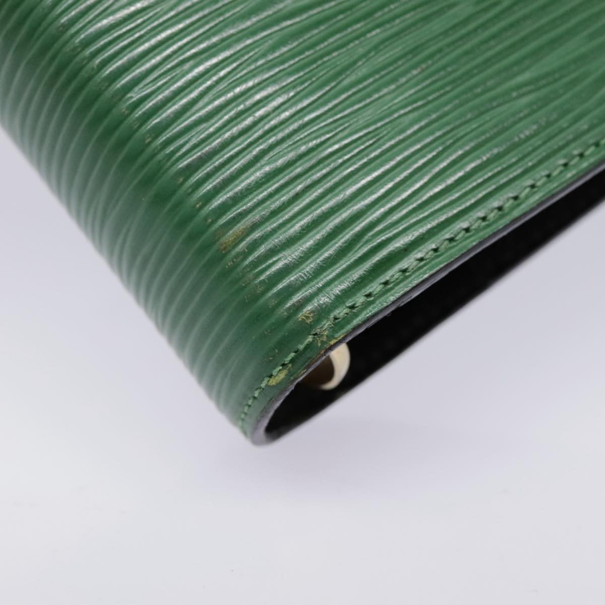 Louis Vuitton Agenda Green Leather Wallet