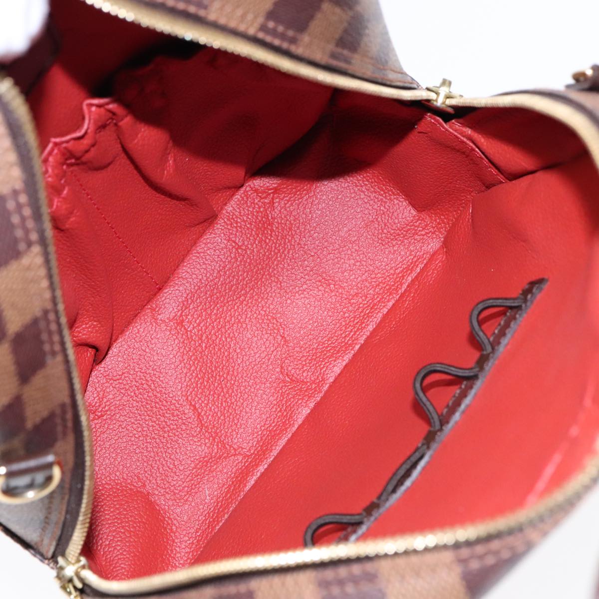 Louis Vuitton Spontini Brown Canvas Handbag