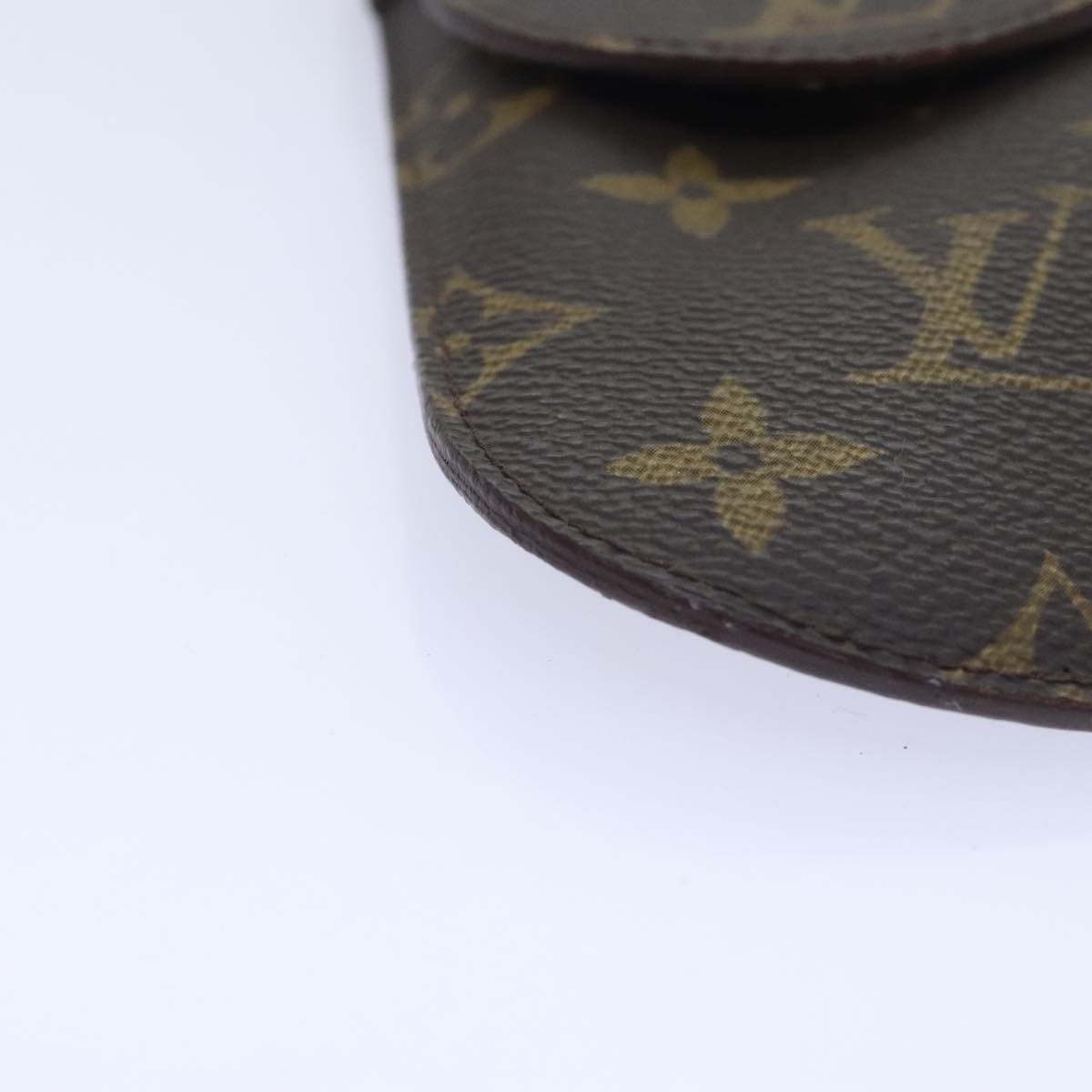 Louis Vuitton Glasses Case Brown Canvas Wallet