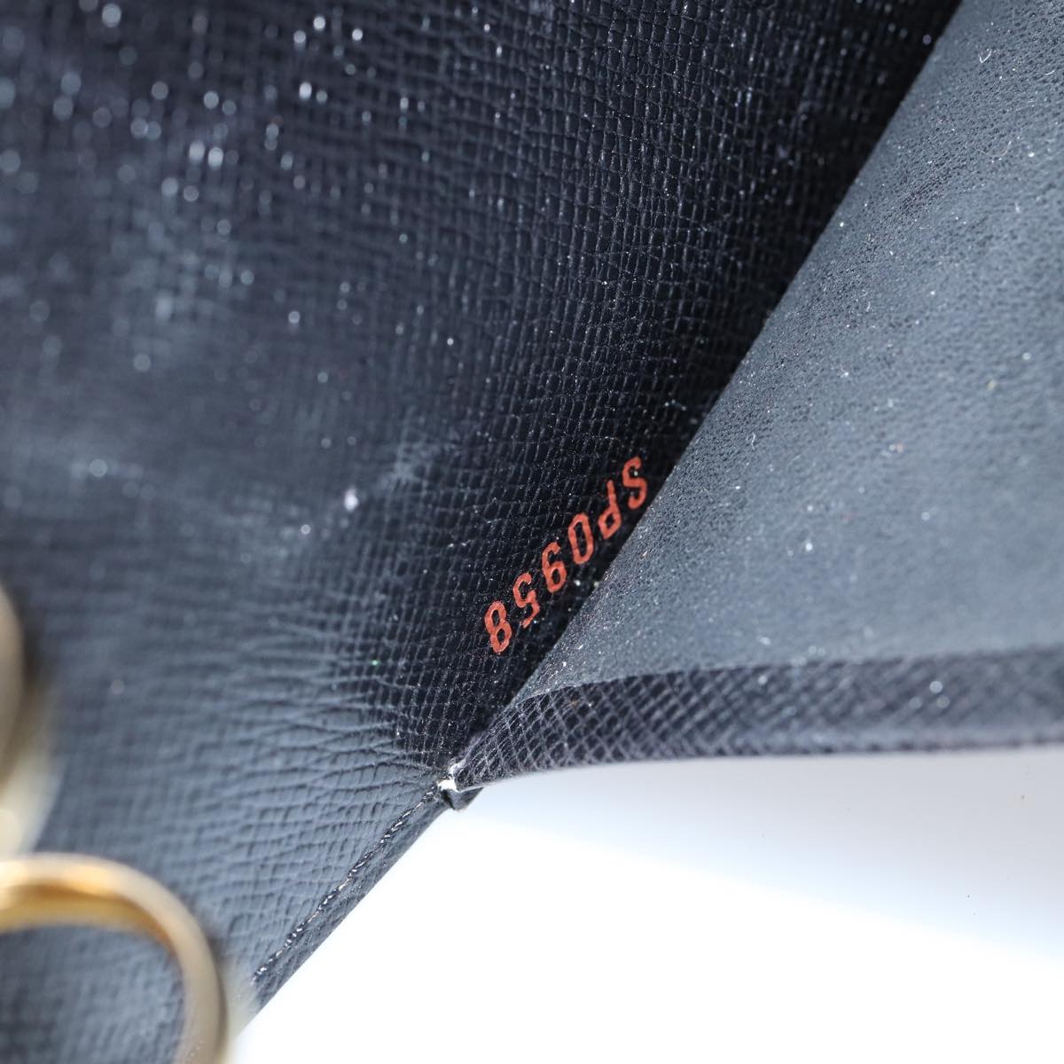 Louis Vuitton Agenda Mm Black Leather Wallet