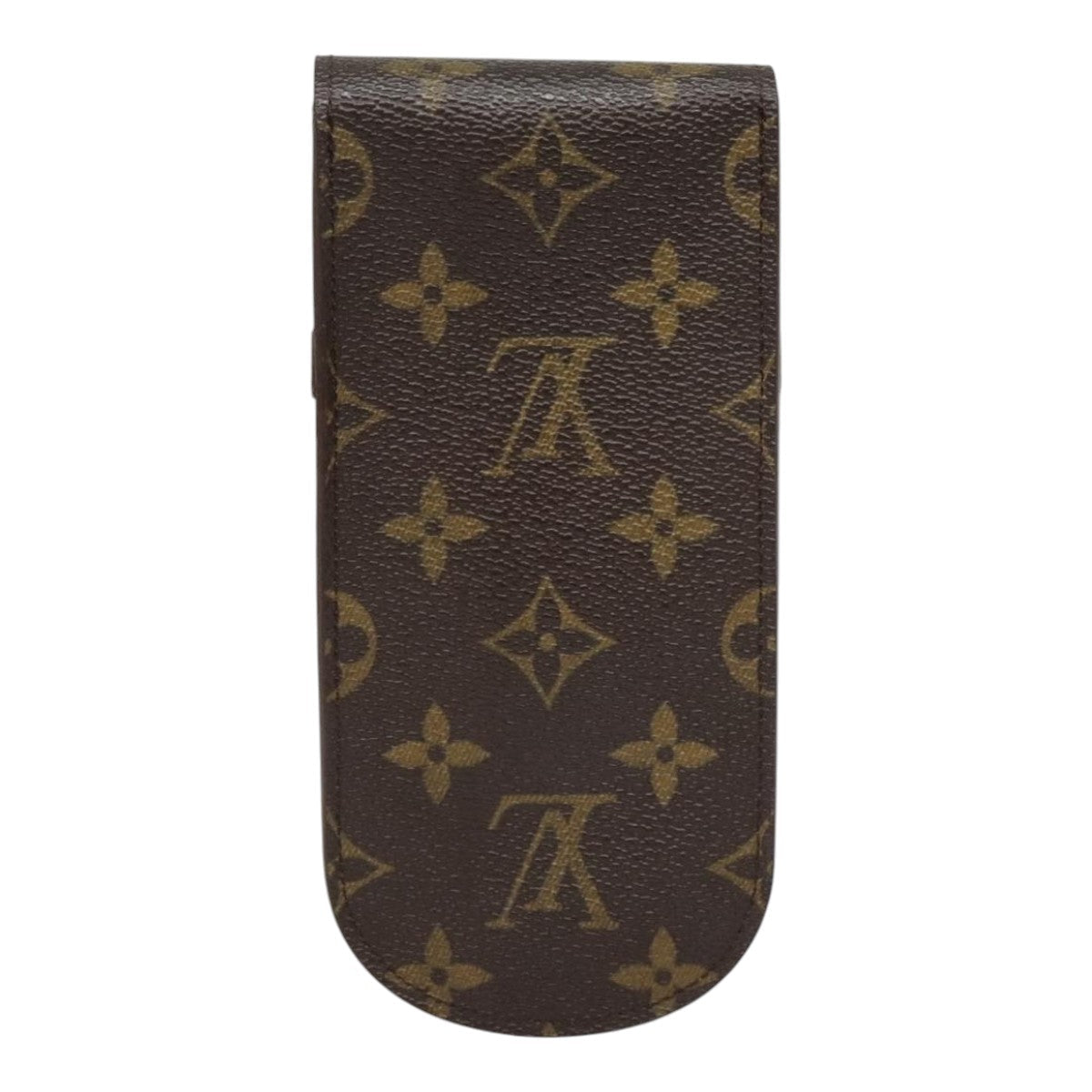 Louis Vuitton Glasses Case Brown Canvas Jewelleryset Jewelry