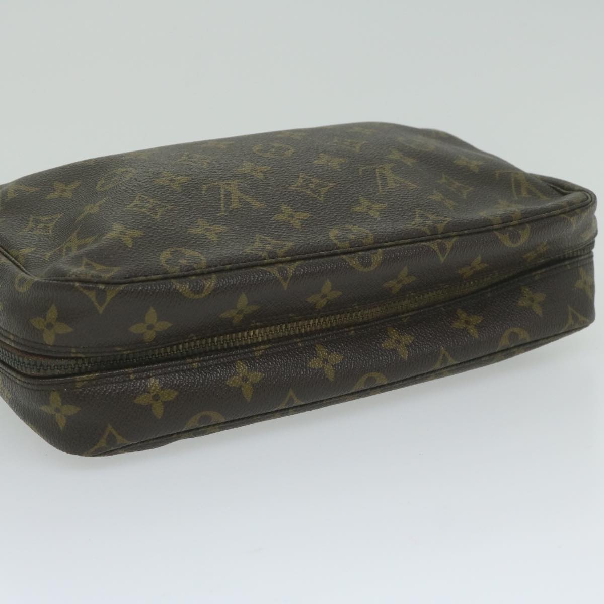 Louis Vuitton Trousse De Toilette Brown Canvas Clutch Bag