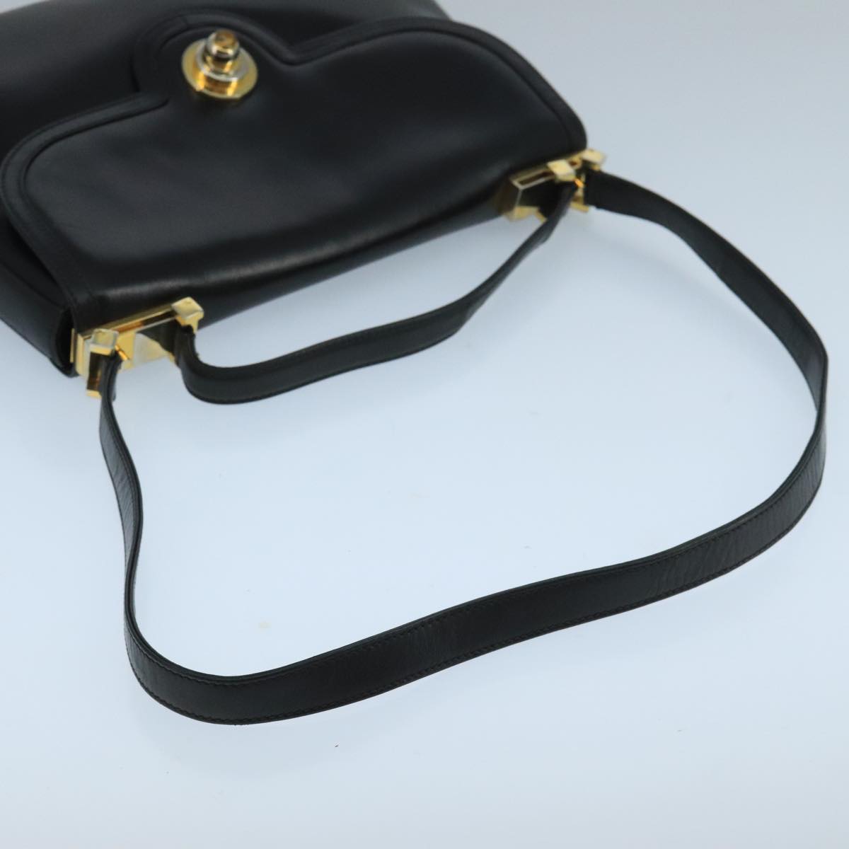 Gucci Black Leather Shoulder Bag