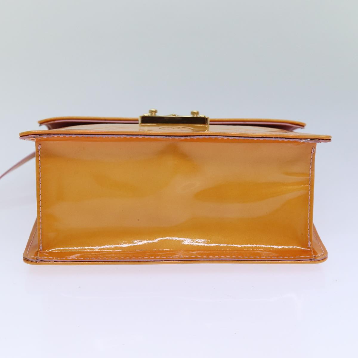 Louis Vuitton Spring Street Yellow Patent Leather Handbag