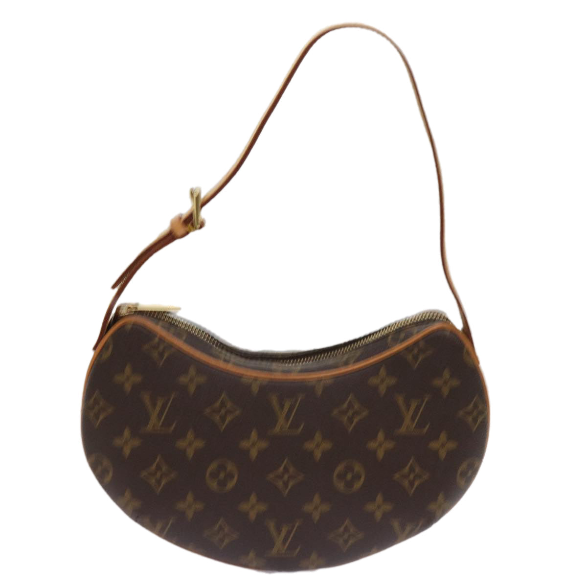 Louis Vuitton Croissant Brown Canvas Shoulder Bag
