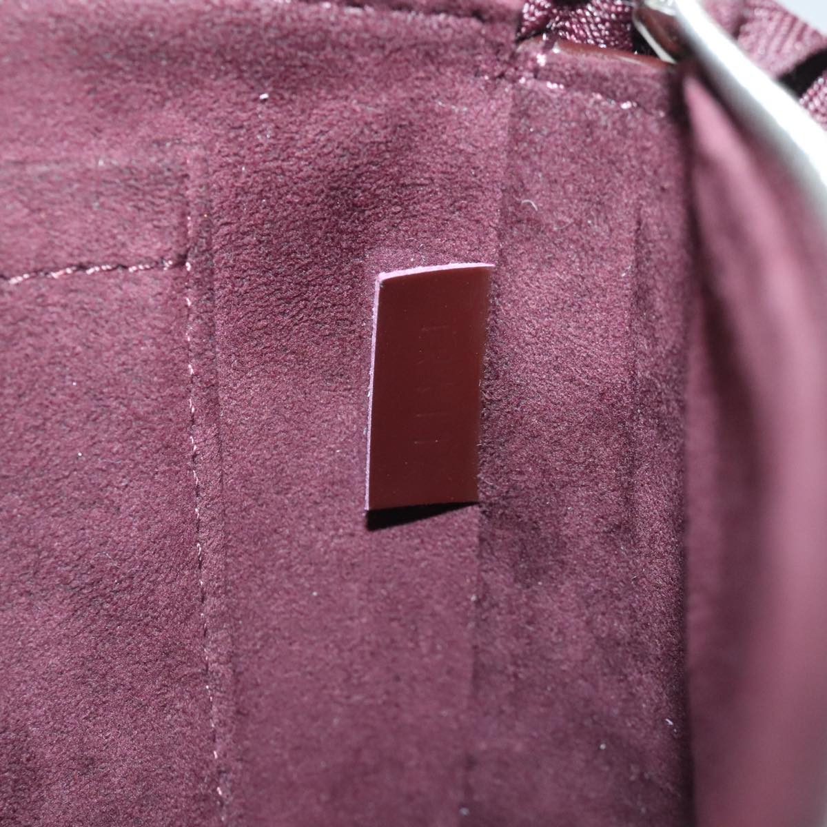 Louis Vuitton Pochette Accessoire Purple Leather Clutch Bag