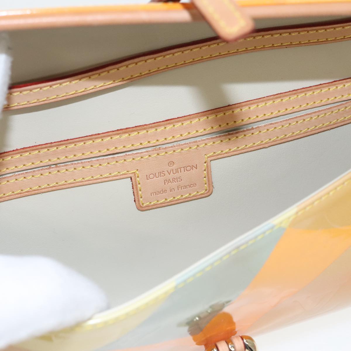 Louis Vuitton Fleur Yellow Patent Leather Shoulder Bag