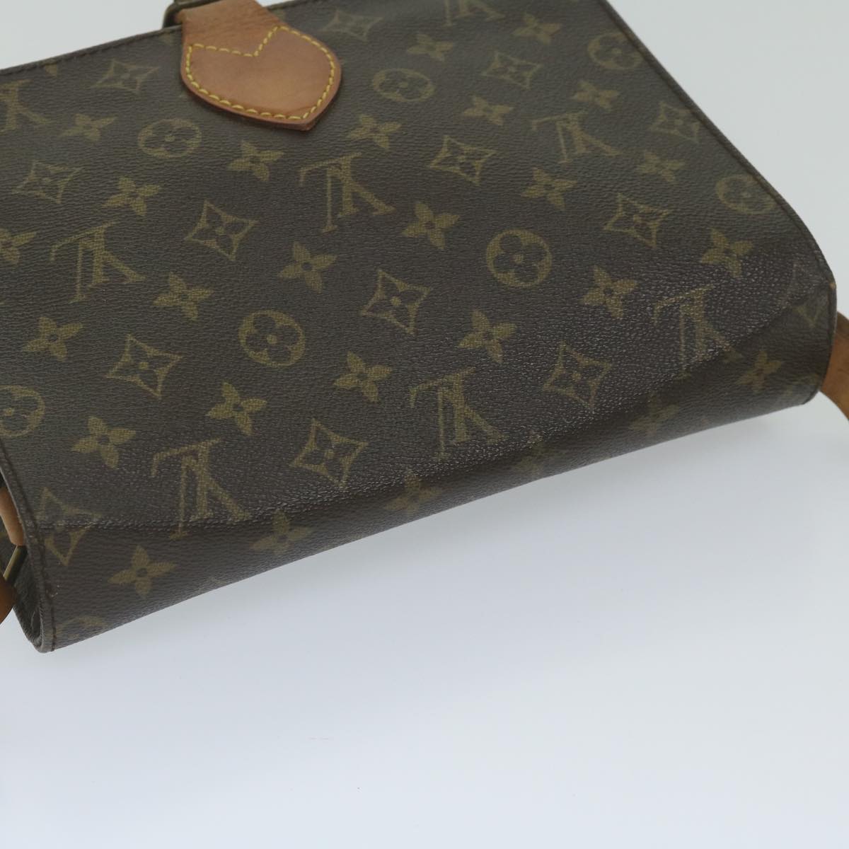 Louis Vuitton Cartouchière Brown Canvas Shoulder Bag