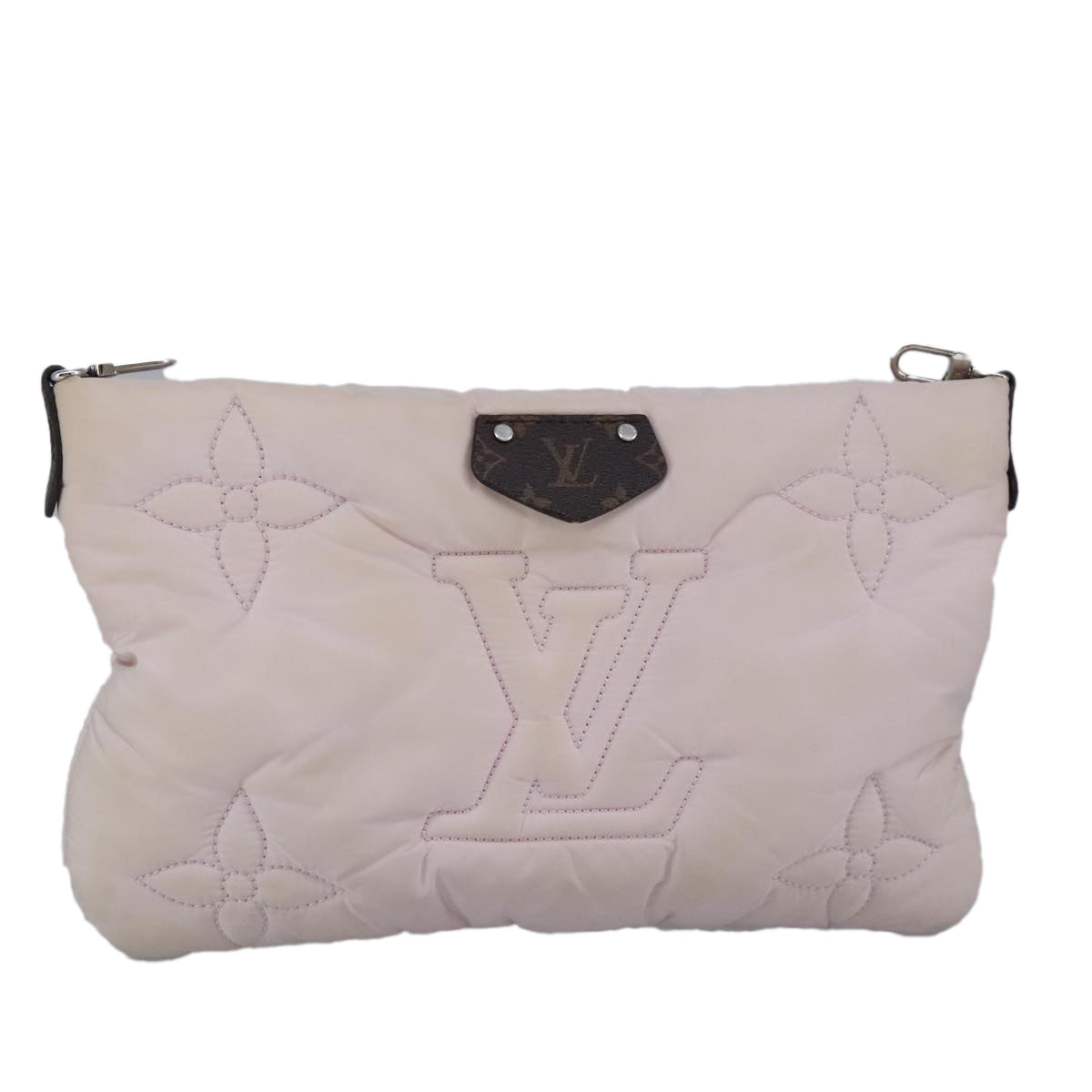 Louis Vuitton Multi Pochette Accessoires Pink Synthetic Shoulder Bag