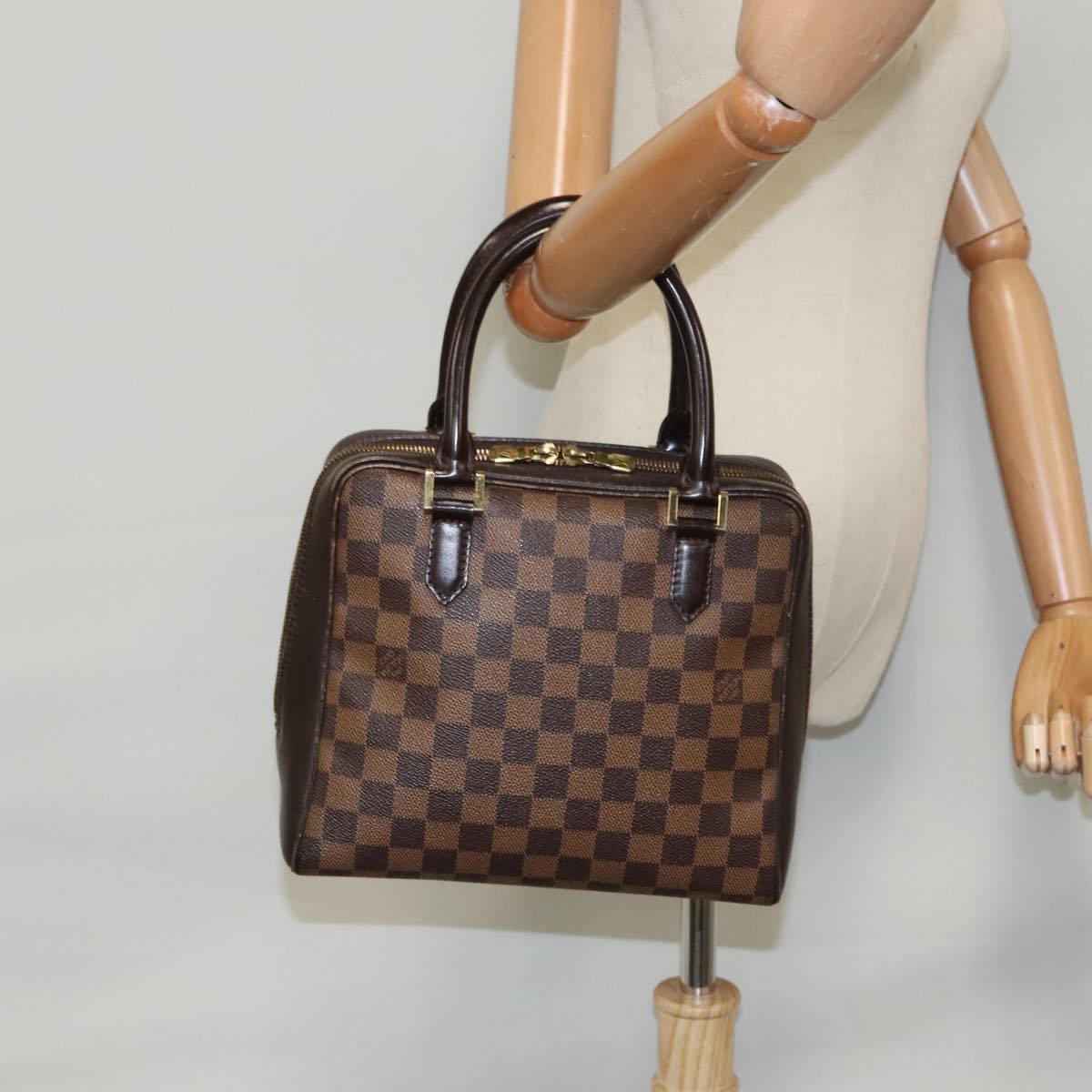 Louis Vuitton Brera Brown Canvas Handbag