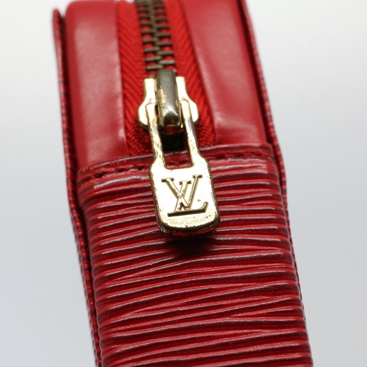 Louis Vuitton Agenda Cover Red Leather Wallet