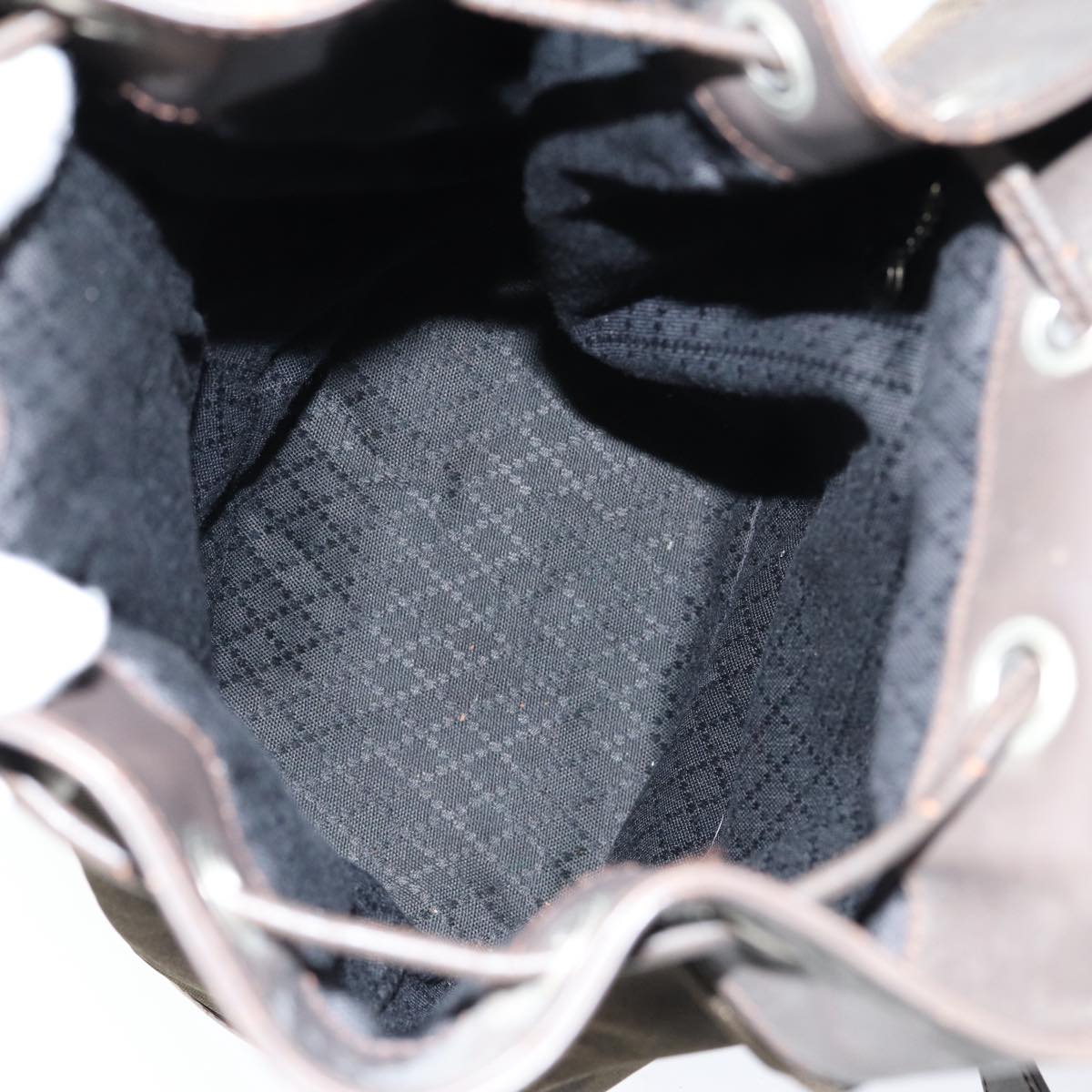 Gucci Bamboo Brown Synthetic Backpack Bag