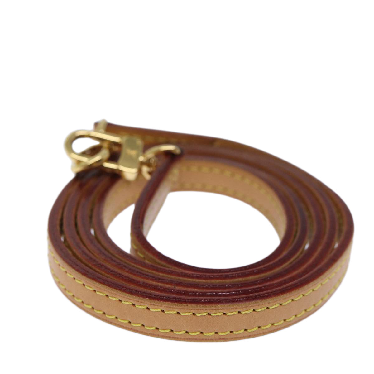 Louis Vuitton Shoulder Strap Beige Leather Bag Jewelry