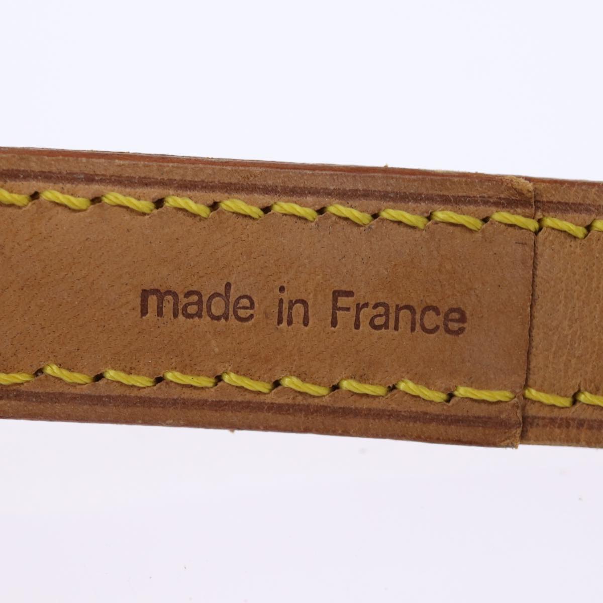 Louis Vuitton Shoulder Strap Beige Leather Bag Jewelry