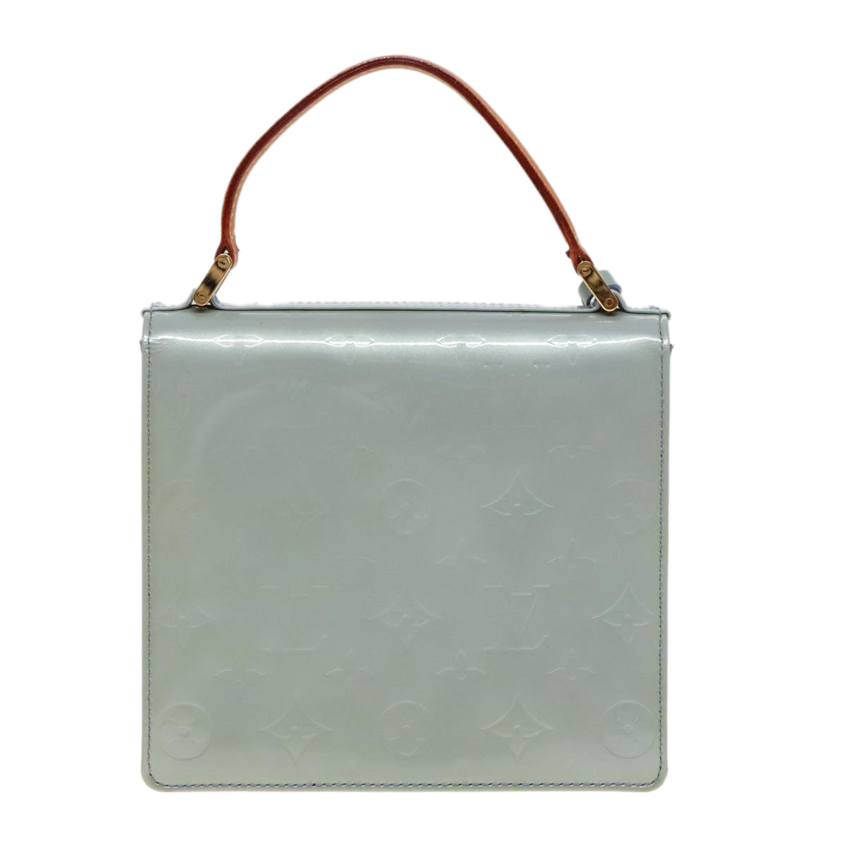 Louis Vuitton Spring Street Grey Patent Leather Handbag