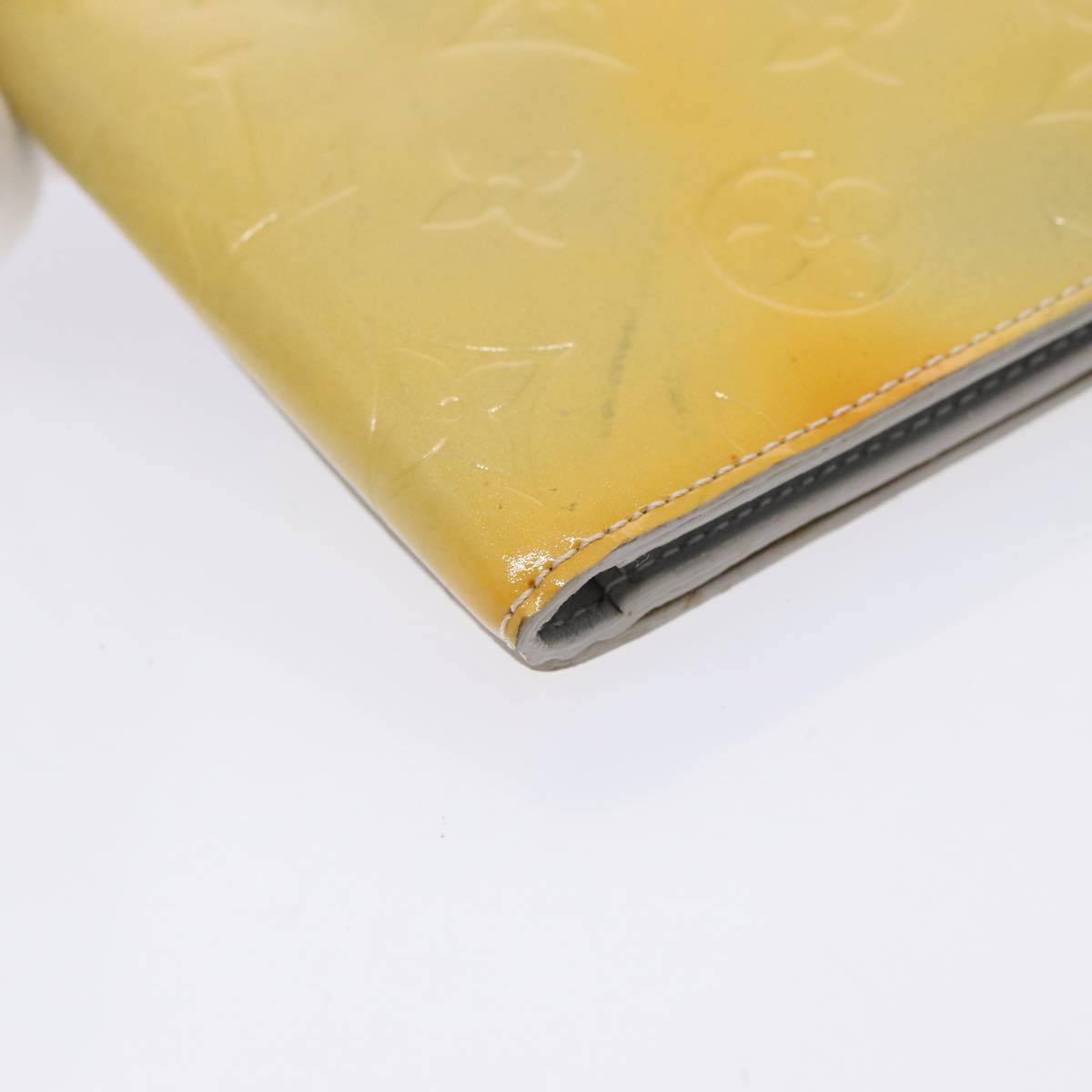 Louis Vuitton Walker Yellow Patent Leather Wallet