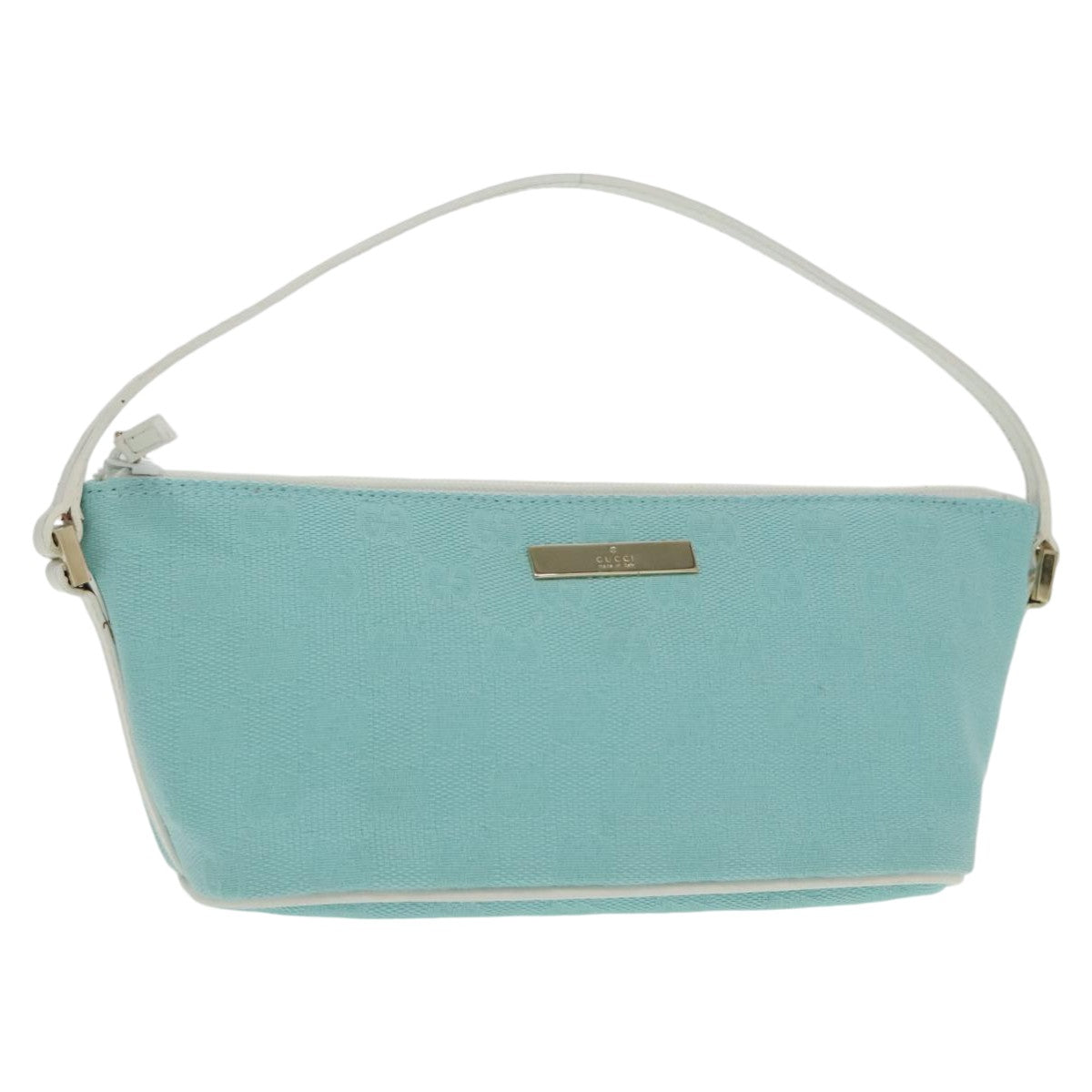 Gucci Blue Canvas Handbag