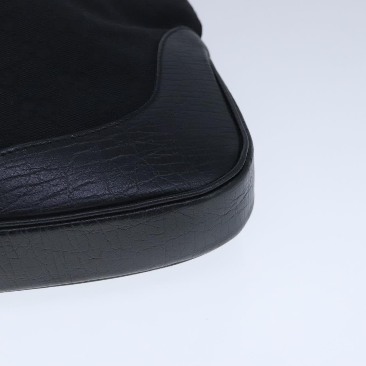 Gucci Sherry Black Canvas Shoulder Bag