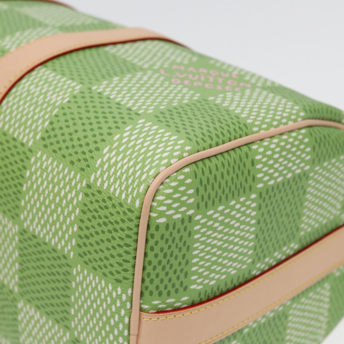 Louis Vuitton Speedy Bandoulière 35 Green Canvas Handbag
