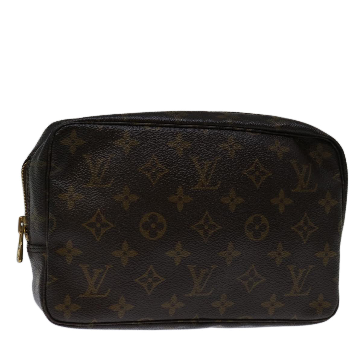 Louis Vuitton Trousse De Toilette Brown Canvas Clutch Bag