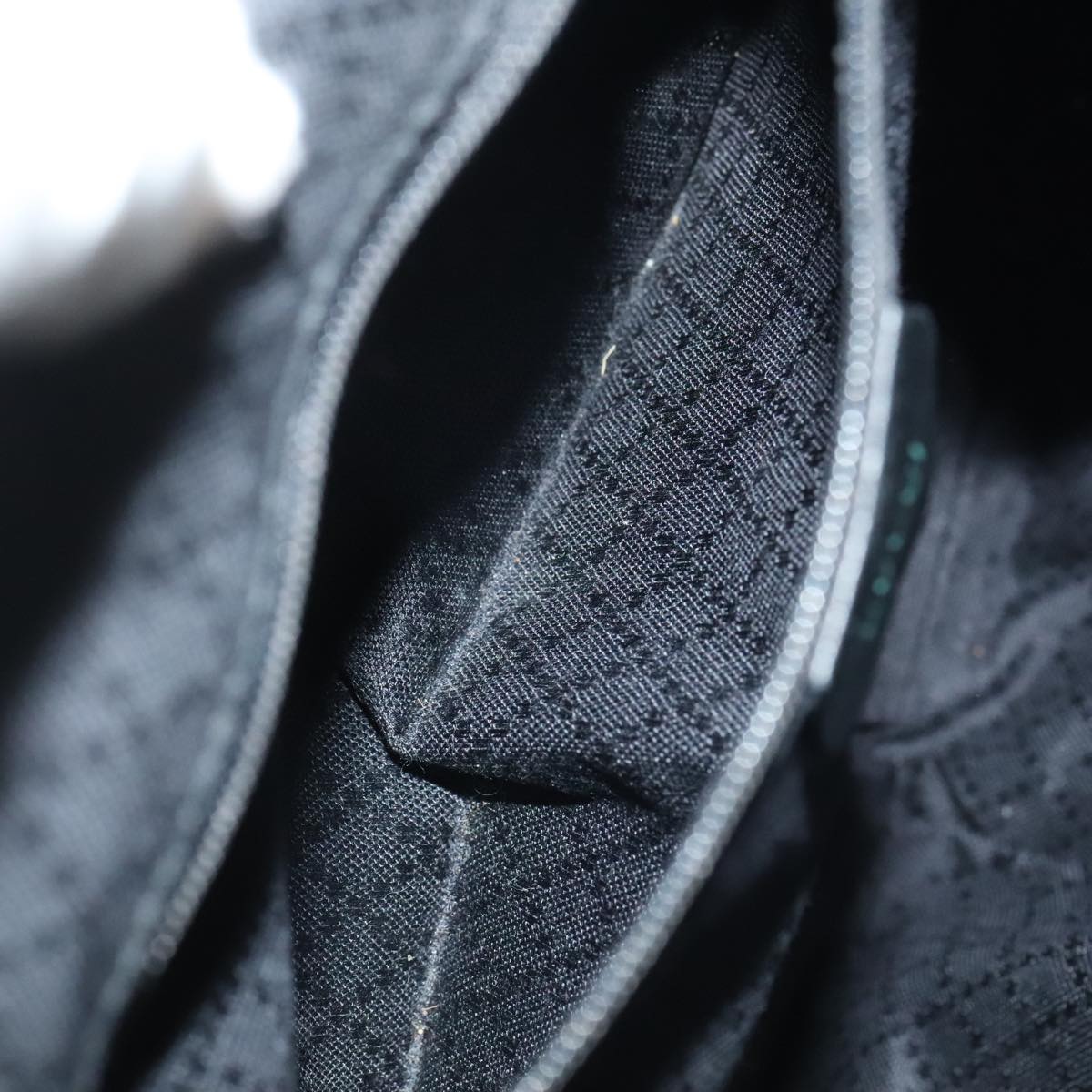 Gucci Bamboo Black Leather Backpack Bag