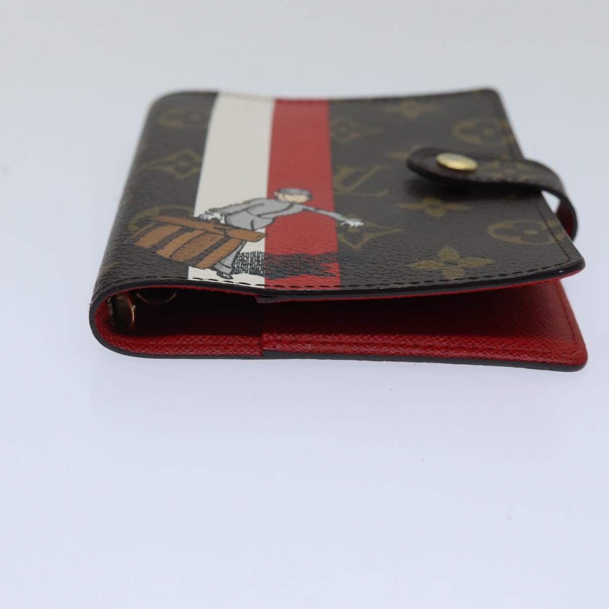 Louis Vuitton Agenda Pm Brown Canvas Wallet