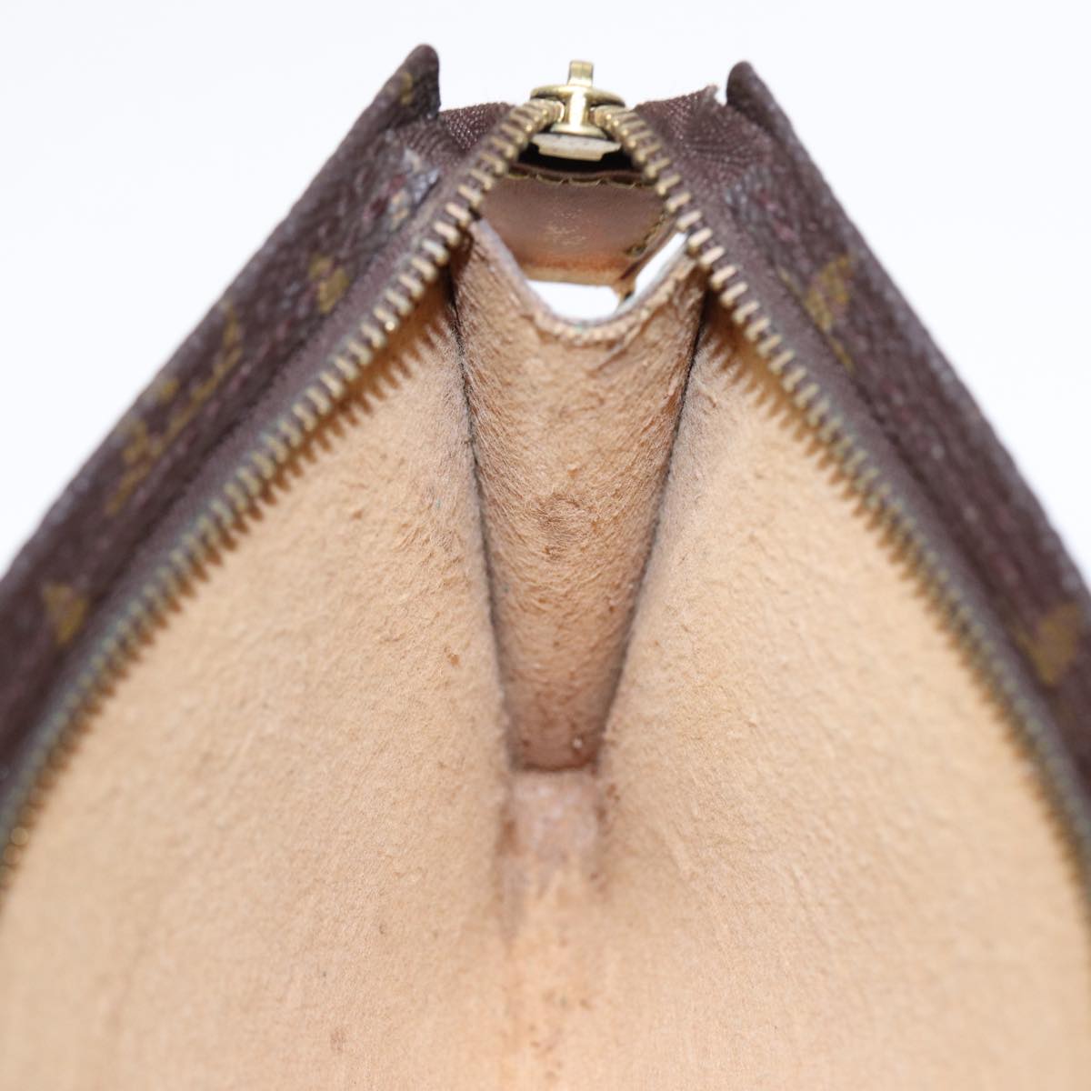 Louis Vuitton Bucket Pm Brown Canvas Clutch Bag