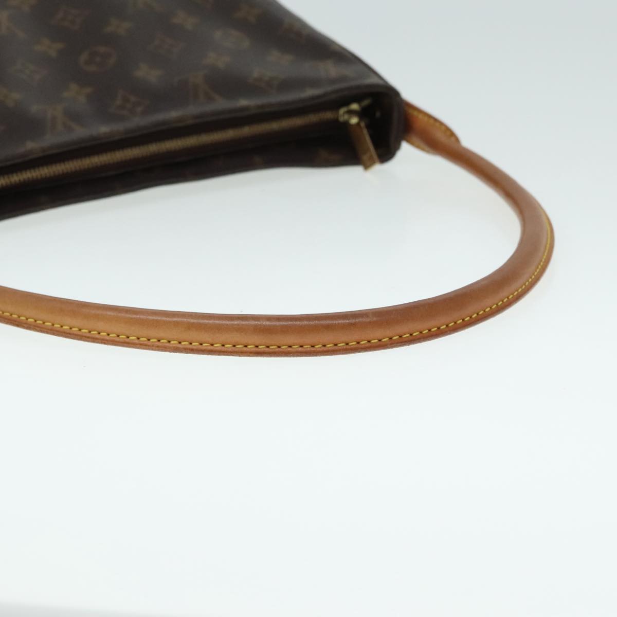 Louis Vuitton Looping Gm Brown Canvas Shoulder Bag