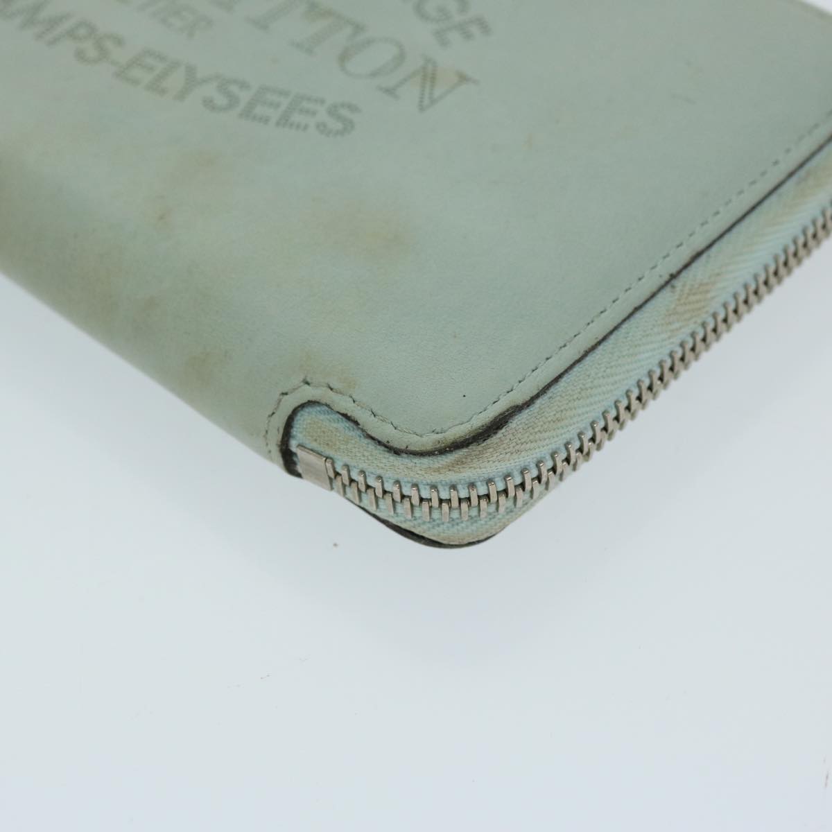 Louis Vuitton Jena Blue Leather Wallet
