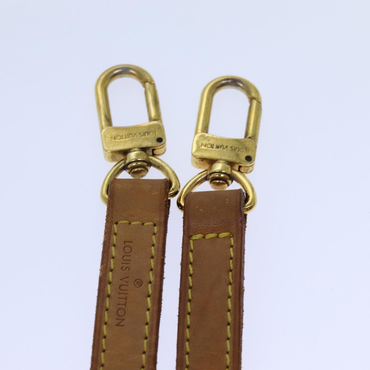 Louis Vuitton Bandoulière De Sac Beige Leather Bag Jewelry