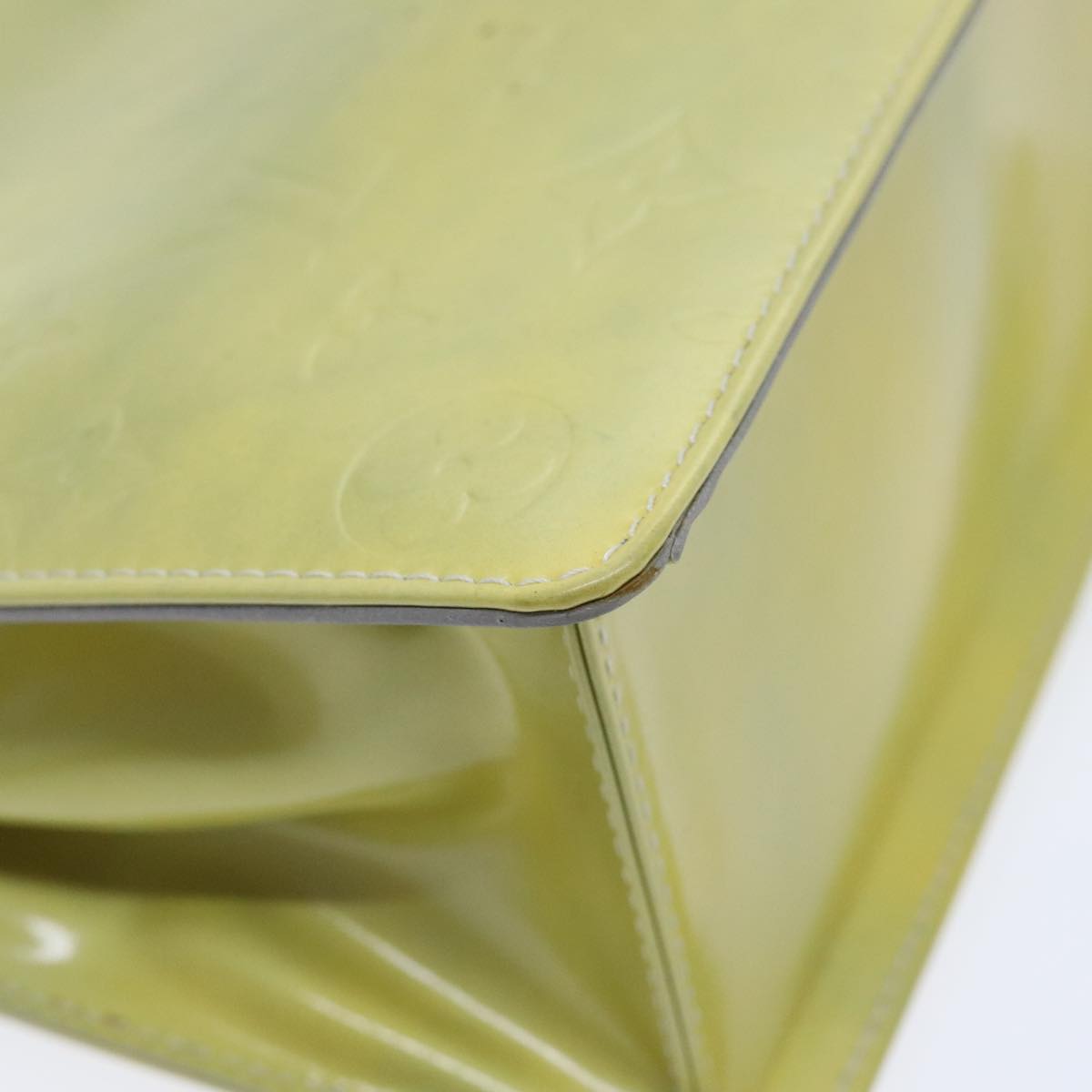 Louis Vuitton Spring Street Yellow Patent Leather Handbag