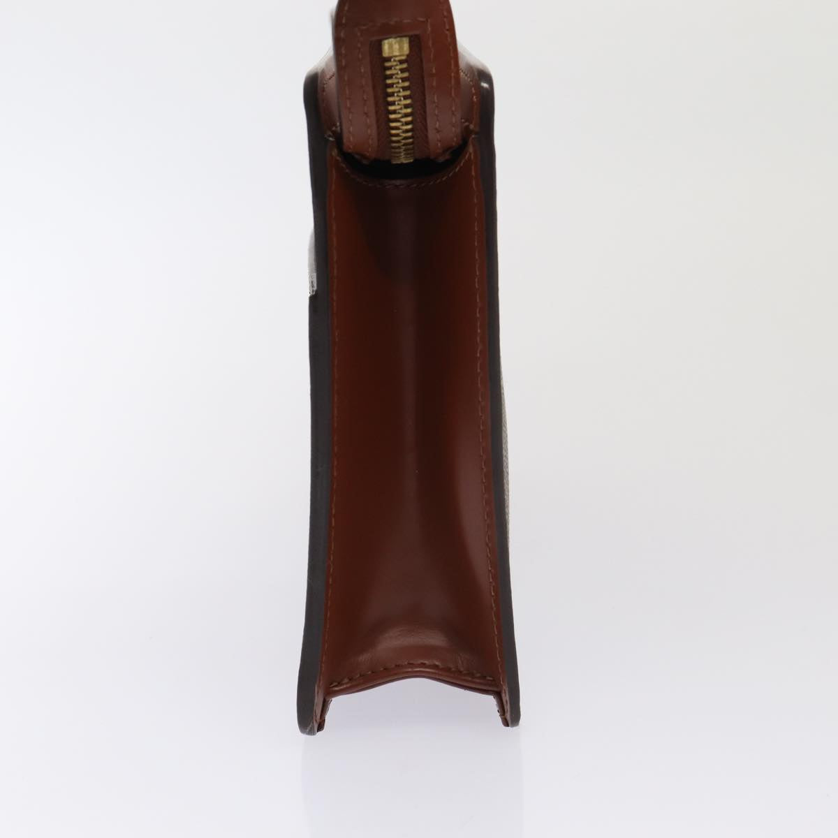 Louis Vuitton Pochette A4 Brown Canvas Clutch Bag