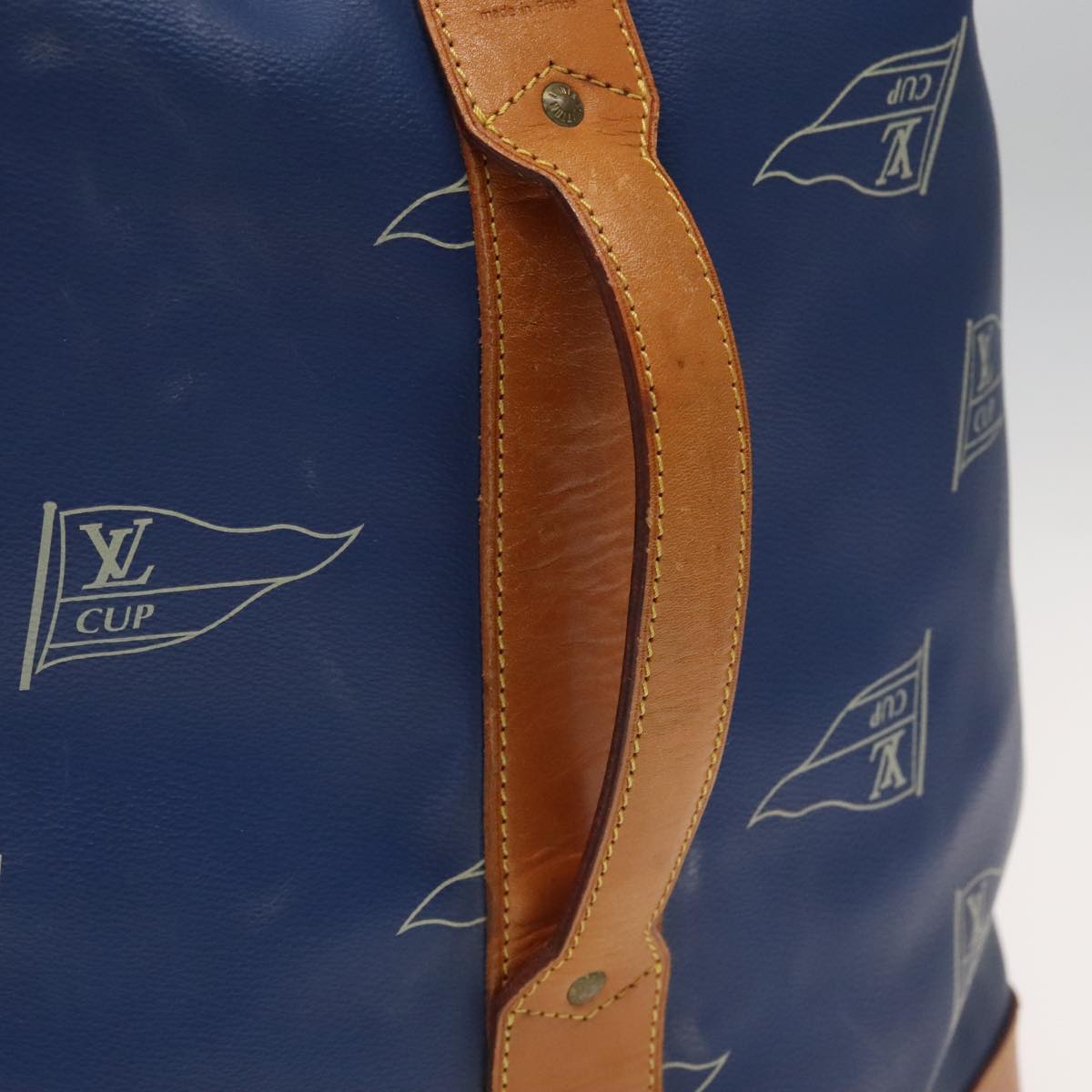 Louis Vuitton Marin Blue Canvas Shoulder Bag