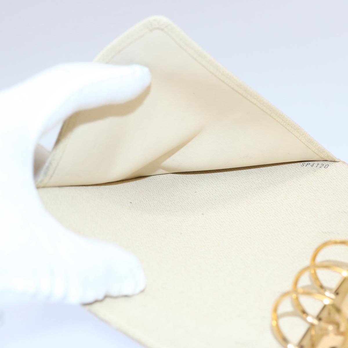 Louis Vuitton Agenda Mm White Canvas Wallet