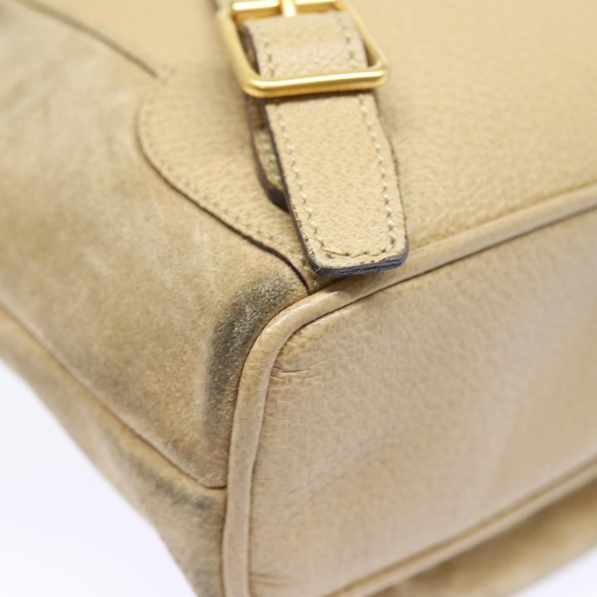 Gucci Bamboo Beige Suede Backpack Bag