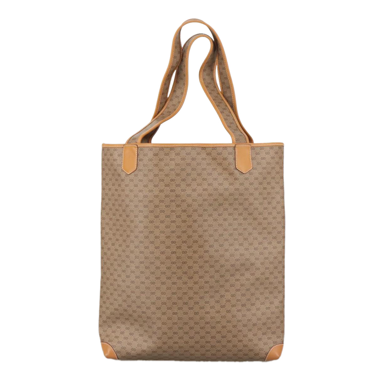 Gucci Micro Small Gg Canvas Beige Canvas Tote Bag